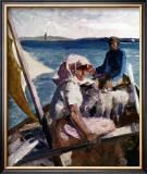 Afternoon Sea Breeze Prints by Albert Edelfelt