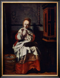 Jeune Fille Cousant Prints by Nicolas Maes