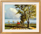Along the Furrows Poster by Pieter Molenaar