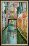 Boat Under the Bridge Posters by Mary Stubberfield