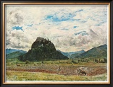 Castle Hochosterwitz in Carinthia Prints by Rudolph von Alt
