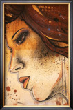 Lueur Orange Print by Vicky Filiault