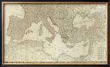 Northern Europe Divided into its Empires, Kingdoms, States, Republics, c.1787 Framed Giclee Print by Thomas Kitchin