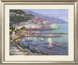 Amalfi Night Print by S. Sam Park