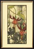 Mini Fuchsia and Silhouette VI Prints by Jennifer Goldberger