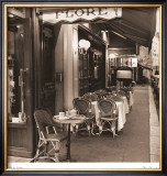 Caf‚ de Flore Prints by Alan Blaustein