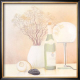 Still Life with White Lamp Poster by Heinz Hock