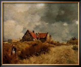 Cottage in the Dunes Poster by Jean-Charles Cazin 