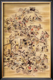 Hundred of Japanese Women Framed Giclee Print by Jyakuchu Ito