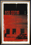 Las Vegas, Vice City in Red Posters by Pascal Normand