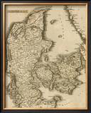 Denmark, c.1812 Framed Giclee Print by Aaron Arrowsmith