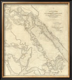 Civil War: Williamsburg To White House, c.1862 Framed Giclee Print by Henry L. Abbot