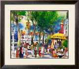 Morning on Boulevard Saint Michel Prints by Michael Leu
