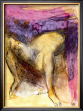 Nude Woman on her Back with Legs Apart Posters by Auguste Rodin