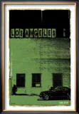 Los Angeles, Vice City in Green Art by Pascal Normand