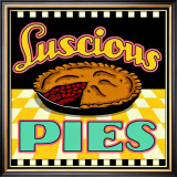 Lucious Pies Framed Giclee Print