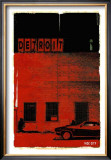 Detroit, Vice City in Red Prints by Pascal Normand