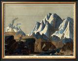 Comparative Height of the Principal Mountains in the World, c.1823 Framed Giclee Print by Fielding Lucas