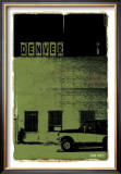 Denver, Vice City in Green Prints by Pascal Normand