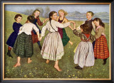 The Kindergarten Children Print by Hans Thomas