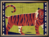 Woodblock Tiger Posters by Benjamin Bay