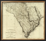 State of South Carolina, c.1796 Framed Giclee Print by John Reid