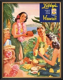 Libby's Luau Framed Giclee Print by Laffety 