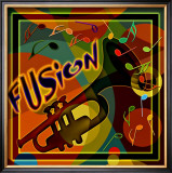 Fushion Jazz Framed Giclee Print