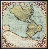 Terra Major I Art by Gerardus Mercator