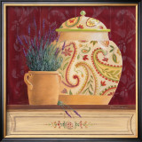 Ginger Jar and Lavender Poster by Gloria Eriksen