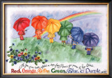 Rainbow Row Prints by Lila Rose Kennedy