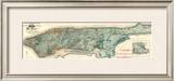 Sanitary and Topographical Map of the City and Island of New York, c.1865 Impressão giclée emoldurada por Egbert L. Viele Sanitary and Topographical Map of the City and Island of New York, c.1865 Impressão giclée emoldurada por Egbert L. Viele