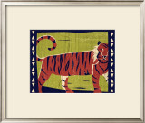 Woodblock Tiger Posters by Benjamin Bay