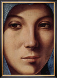 Gesicht der Maria Portrait Art by Antonello da Messina 