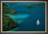 Sailing Palau Poster by Georges Bosio