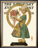 Easter Dutch Girl, c.1926 Framed Giclee Print by Joseph Christian Leyendecker