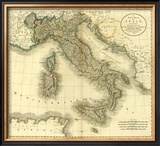 Italy, c.1799 Framed Giclee Print by John Cary