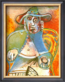 Vieil Homme Assis Mougins, c.1970 Prints by Pablo Picasso