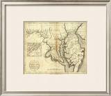 States of Maryland and Delaware, c.1796 Framed Giclee Print by John Reid