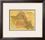 Oahu, Hawaiian Islands, c.1899 Framed Giclee Print by T. D. Beasley