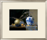 Blue China Vase Prints by Joan Potter