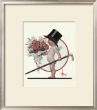 Easter Angel in Tophat, c.1915 Framed Giclee Print by Joseph Christian Leyendecker