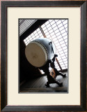 Taiko Drum That Was Inside of the Temple Prints by Ryuji Adachi