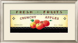Fresh Fruits: Crunchy Apples Pôsteres por Ria van de Velden