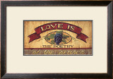 Love is Prints by Brent Mcrae