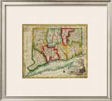State of Connecticut, c.1827 Framed Giclee Print by Amos Doolittle