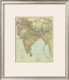 Composite: India, c.1901 Framed Giclee Print by Edward Stanford