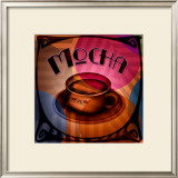 Mocha Coffee Framed Giclee Print