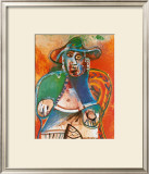 Vieil Homme Assis Mougins, c.1970 Print by Pablo Picasso