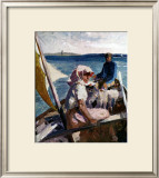 Afternoon Sea Breeze Prints by Albert Edelfelt